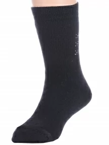 Детские махровые носки "Красная ветка", С-646, ЧЕРНЫЕ