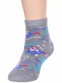 Детские махровые носки LORENZline, Л92, СЕРЫЕ