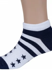 Детские носки "Красная ветка", С-1745, СИНЕ-БЕЛЫЕ
