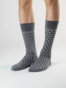 Набор из 3 пар мужских носков MSCLUB №М23, ВИ3-НМ23, "Небесная черепаха"