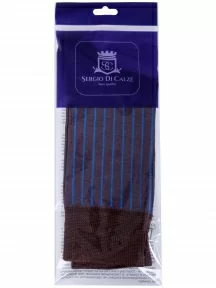 Мужские носки из мерсеризованного хлопка Sergio Di Calze (PINGONS), 18SC2, КОРИЧНЕВЫЕ