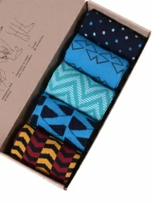 Набор из 5 пар мужских носков MSCLUB №М40, ВИ5-НМ40, микс 1