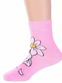 Детские носки Брестские (БЧК), 14С3081, рис. 1058, РОЗОВЫЕ