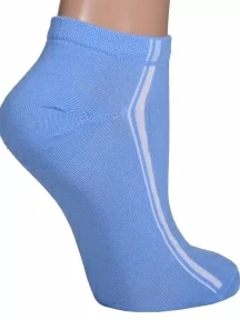 Женские короткие носки LORENZline, С8, ГОЛУБЫЕ