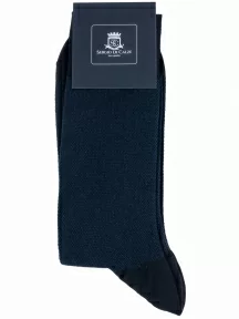Комплект из 3 пар мужских носков Sergio Di Calze (PINGONS), 3-15SC3, ТЕМНО-СИНИЕ