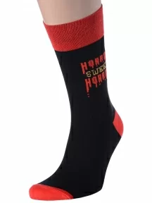 Комплект из 3 пар мужских носков MSCLUB №М18, msk3-М18, nm-215Э, "Horror sweet horror"