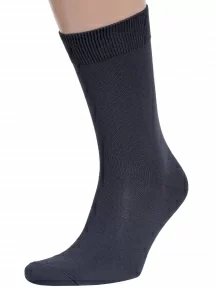 Мужские носки из модала RuSocks (Орудьевский трикотаж), М-370/2, ТЕМНО-СЕРЫЕ