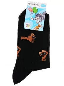 Мужские носки Брестские (БЧК), 23С2155, рис. 497, ЧЕРНЫЕ