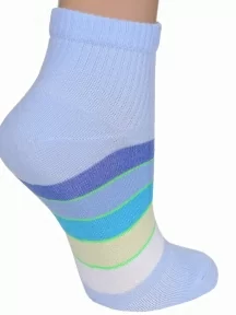 Женские укороченные носки Брестские (БЧК), 18С1322, рис. 105, ГОЛУБЫЕ