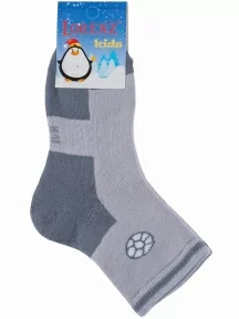 Детские махровые носки LORENZline, Л79, СЕРЫЕ