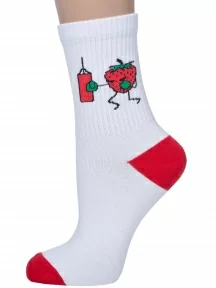 Женские носки Akos, FW41N14, БЕЛЫЕ