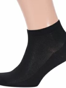 Мужские носки с сеточкой RuSocks (Орудьевский трикотаж) ЧЕРНЫЕ (М-237)