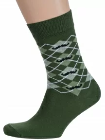Мужские носки "Борисоглебский трикотаж", 4С234, ХАКИ
