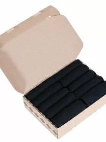 Набор мужских носков из микромодала, 10 пар (ТМ Grinston socks), PG-15D7-10k, черные