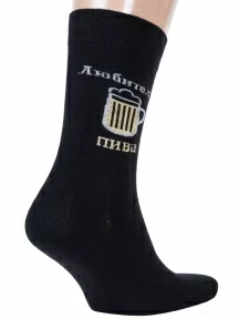 Мужские носки "Красная ветка", С-305, ЧЕРНЫЕ