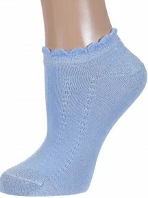 Детские носки "Борисоглебский трикотаж", 8С732, ГОЛУБЫЕ