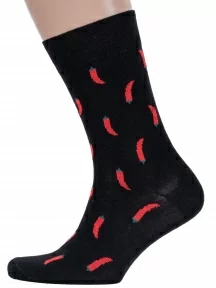 Мужские носки DiWaRi, 17С-151СП, рис. 061, ЧЕРНЫЕ