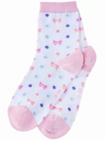 Детские носки LORENZline, Л105, БЕЛО-РОЗОВЫЕ