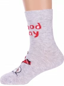 Детские носки Брестские (БЧК), 20С3079, рис. 8003, СВЕТЛО-СЕРЫЕ МЕЛАНЖ