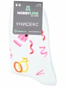 Носки унисекс Hobby Line, нус80129-01-27, БИРЮЗОВЫЕ