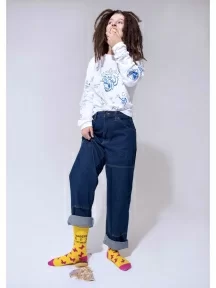 Носки unisex St. Friday Socks, 625-8, "Завтра без пончиков"