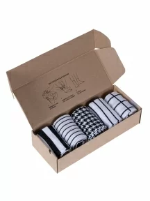 Набор из 5 пар мужских носков "Нева-Сокс", НС-5-НМ219, микс «Тренер по гольфу»