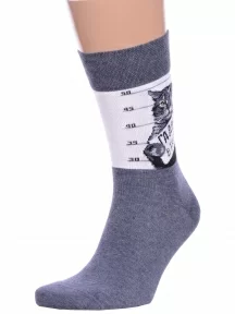 Носки унисекс Брестские (БЧК), 21С4200, рис. 160, ТЕМНО-СЕРЫЕ МЕЛАНЖ