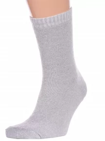 Мужские махровые носки Hobby Line, 9887, СВЕТЛО-СЕРЫЕ