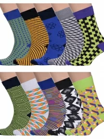 Набор из 20 пар мужских носков MSCLUB №М23, ВИМ20-23, микс