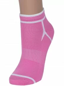 Женские носки с махровым следом LORENZline, С24М, РОЗОВЫЕ