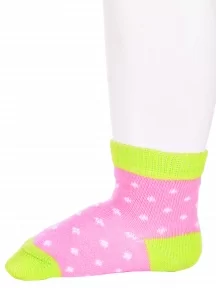 Детские носки Conte kids, 5С-11СП, рис. 214, МАЛЬВА С САЛАТОВЫМ