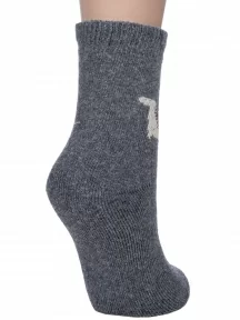 Детские махровые носки Hobby Line, 7629-6, СЕРЫЕ