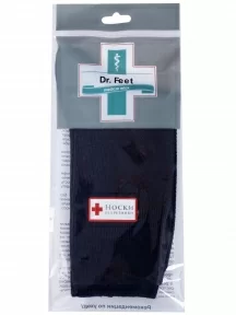 Мужские носки медицинские Dr. Feet (PINGONS), 15DF3, ТЕМНО-СИНИЕ
