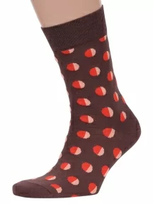 Мужские носки "Нева-Сокс", MAG-22, КОРИЧНЕВЫЕ