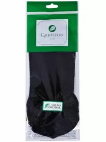 Мужские короткие носки из микромодала Grinston socks (PINGONS), 15D10, ЧЕРНЫЕ