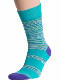 Мужские носки MSCLUB №М09, NM-94, БИРЮЗОВЫЕ