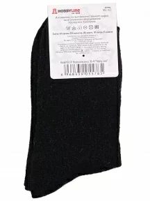Женские теплые носки Hobby Line, Нжа6190-01, ЧЕРНЫЕ