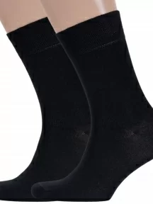 Комплект из 2 пар мужских бамбуковых носков Брестские (БЧК), 2-14С2507, рис. 000, ЧЕРНЫЕ
