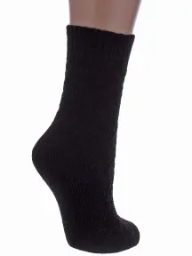 Женские полушерстяные носки RuSocks (Орудьевский трикотаж) ЧЕРНЫЕ (Ж3-38847)