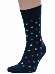 Мужские носки DiWaRi, 20С-37СП, рис. 138, ТЕМНО-СИНИЕ