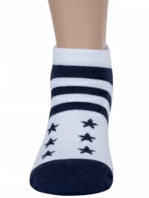 Детские носки "Красная ветка", С-1745, СИНЕ-БЕЛЫЕ