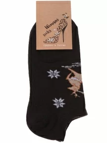 Женские махровые шерстяные носки АЛЬТАИР, ДМ-50, ШОКОЛАД