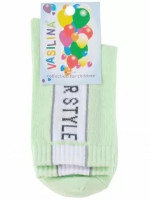 Детские носки VASILINA, 2С2352, САЛАТОВЫЕ