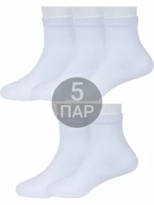 Комплект из 5 пар детских носков Гамма БЕЛЫЕ (5-С765)