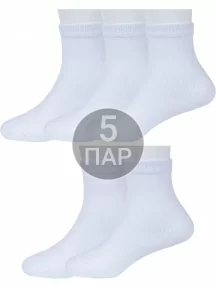 Комплект из 5 пар детских носков Гамма, 5-С765, БЕЛЫЕ