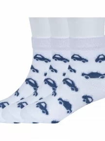 Комплект из 3 пар детских носков "Борисоглебский трикотаж", 3-8С987, №1 БЕЛЫЕ