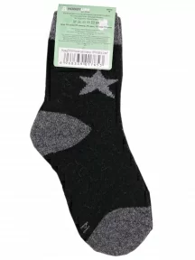 Детские теплые махровые носки Hobby Line, Ндад7616, ЧЕРНЫЕ