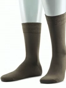 Мужские носки из мерсеризованного хлопка Sergio Di Calze (PINGONS), 17SC6, ХАКИ