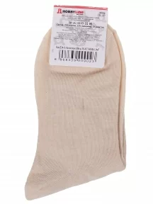 Женские носки Hobby Line, Нжх334-8, БЕЖЕВЫЕ