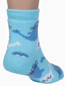 Детские махровые носки "НАШЕ" Смоленской чулочной фабрики, 232С13, рис. 19, ГОЛУБАЯ ДЫМКА №9